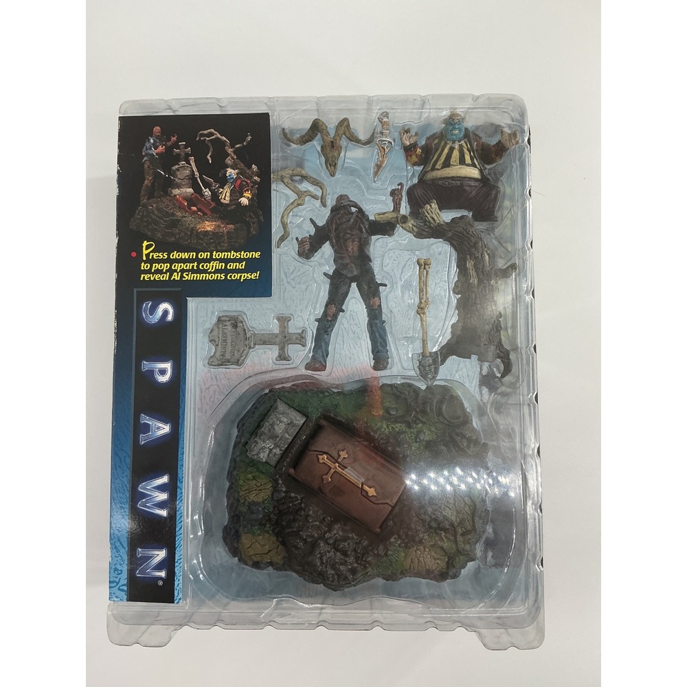 McFarlane Toys Spawn The Movie The Graveyard Playset 1997 Al Simmons Clown 11121